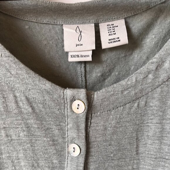 Joie 100% Linen Tank Top - Picture 4 of 6